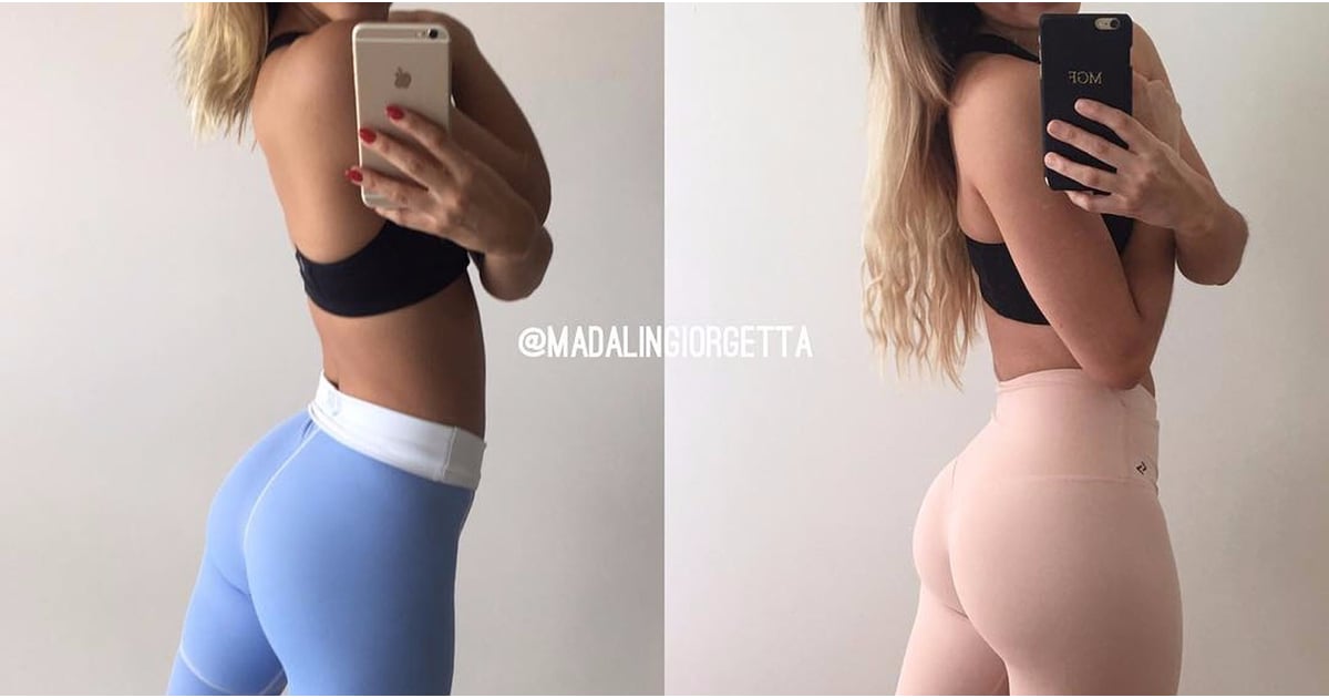 butt before and after squats