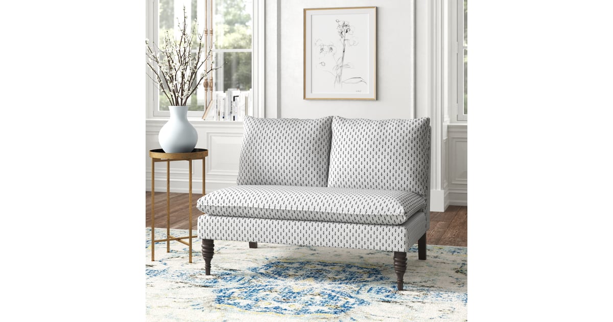 Sidney Cotton 47" Armless Settee Kelly Clarkson and Wayfair Fall