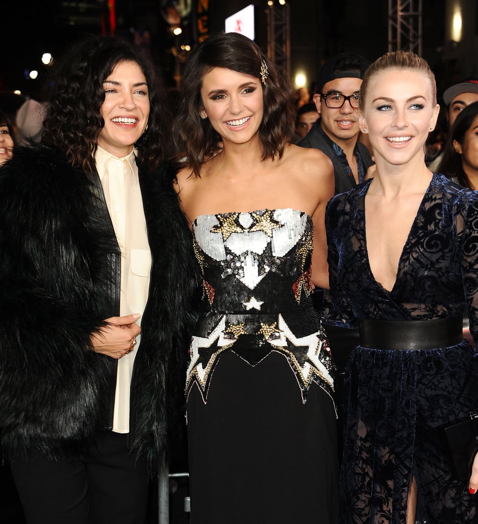Nina Dobrev and Julianne Hough on Red Carpet in LA Jan. 2017