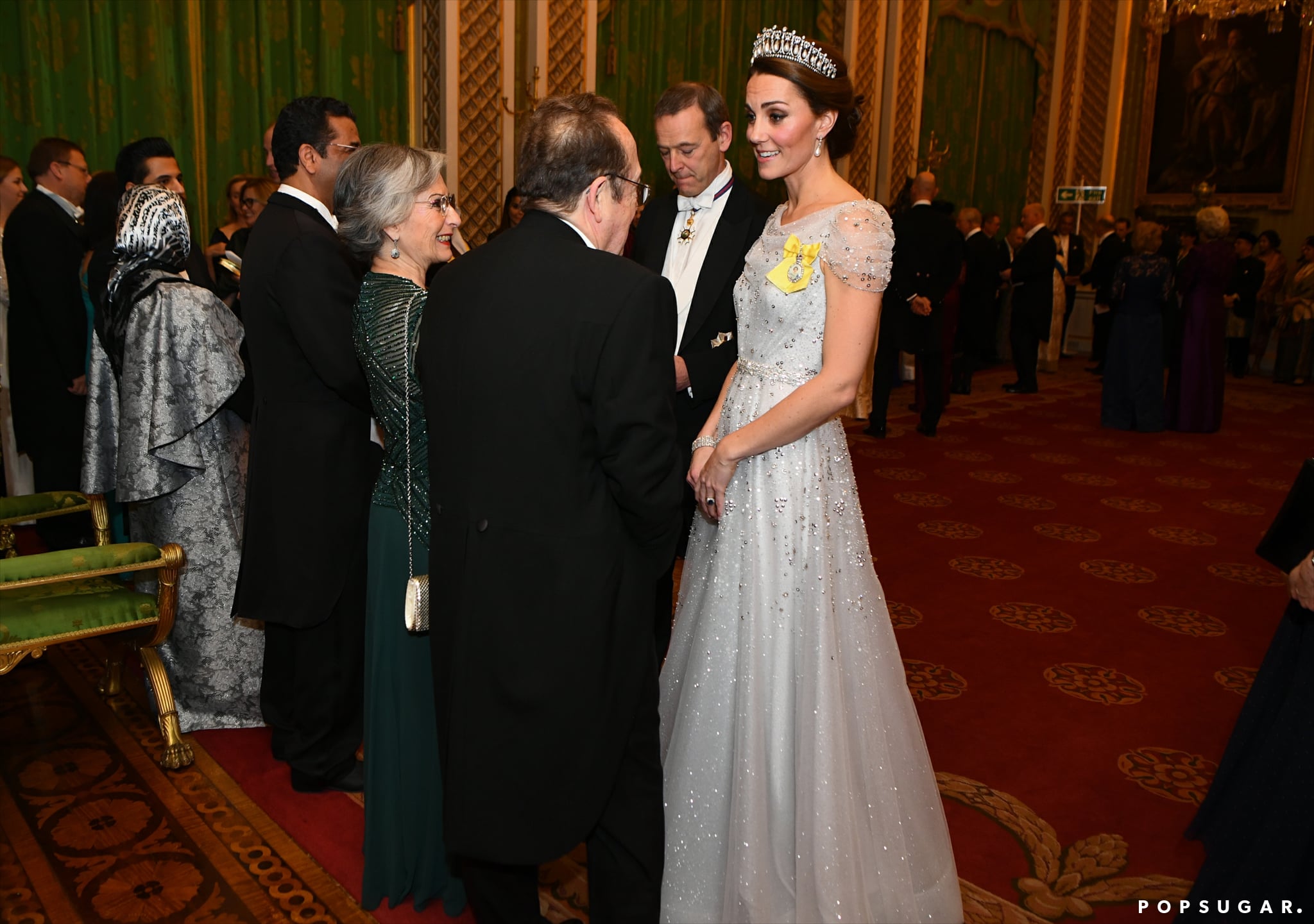 Kate Middleton and Prince at Queen's Reception 2018 | POPSUGAR Celebrity