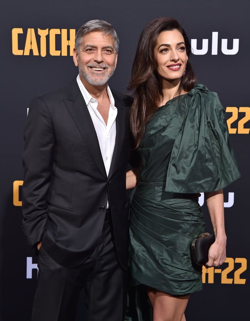 Amal Clooney Green Oscar de la Renta Dress May 2019