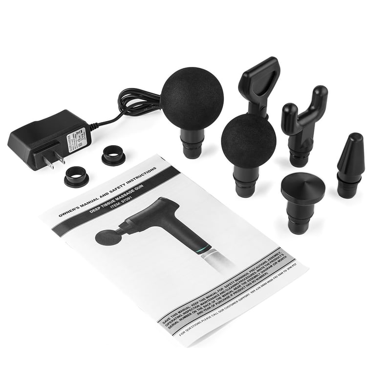 XtremepowerUS Powerful Electric Gun Cordless Percussion Massager