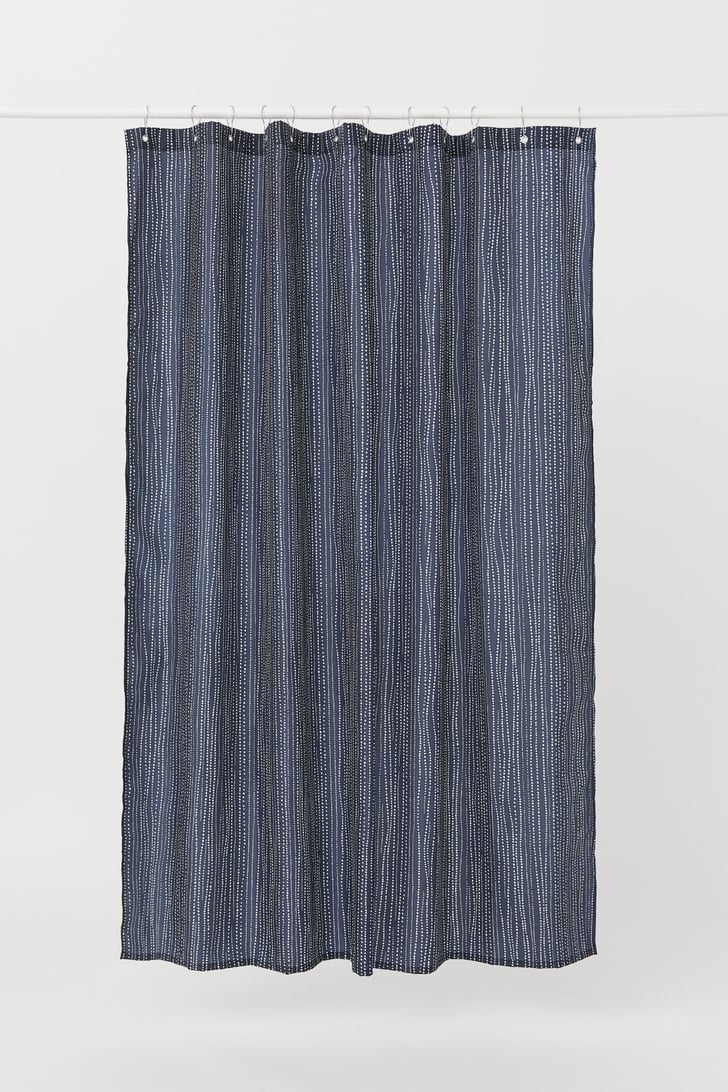 Patterned Shower Curtain Best H&M Home Products Summer 2019