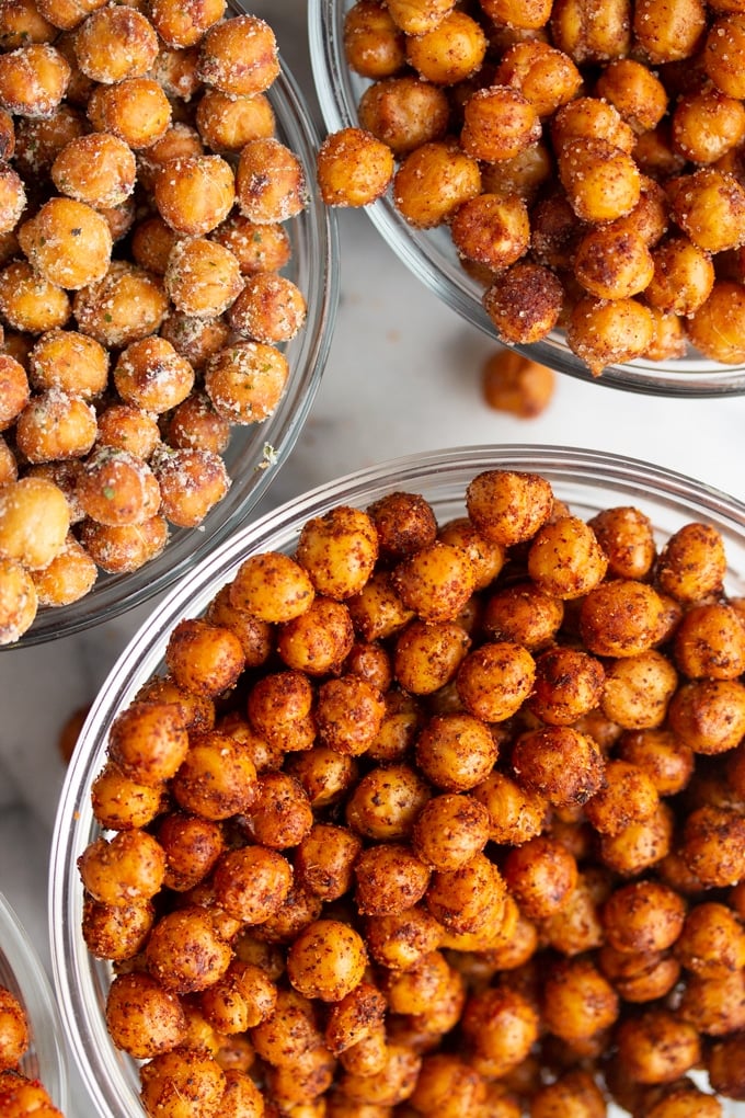 Crispy Air Fryer Chickpeas