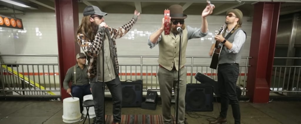 Adam Levine Gives an Impromptu Concert to Unsuspecting Fans in the NYC Subway
