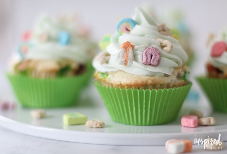 Lucky Charms Cupcakes