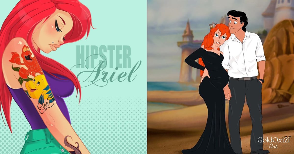Intens negativ ledig stilling Best Disney Princess Fan Art | POPSUGAR Love & Sex