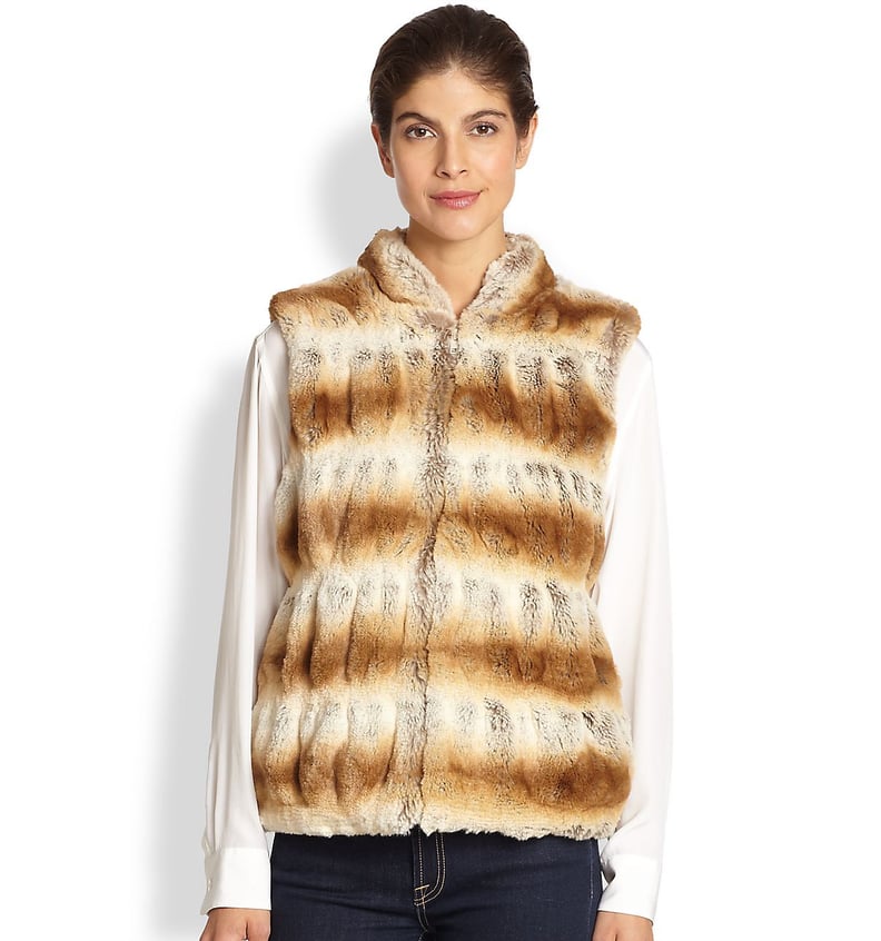 Donna Salyers For Saks Fifth Avenue Fur Vest