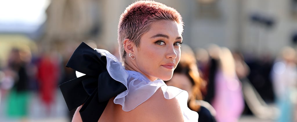 Florence Pugh's Pink Buzz Cut