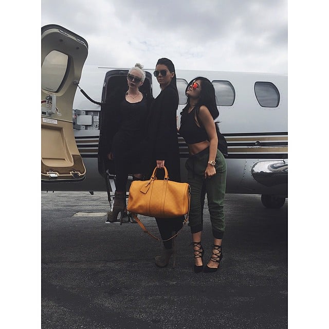 Flying private is her norm.
