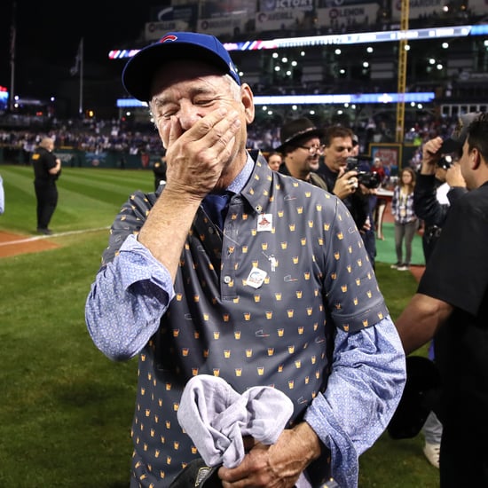 Bill Murray's Reaction to Cubs Winning World Series