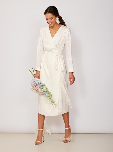 Kitri Riley Jacquard Wrap Dress