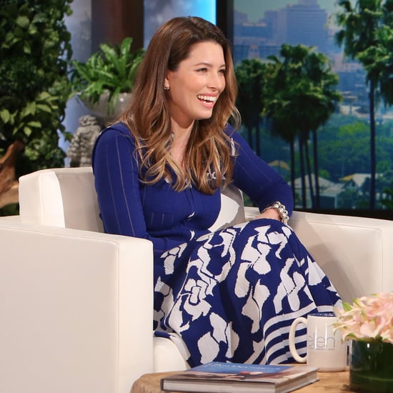 Jessica Biel on The Ellen DeGeneres Show March 2016