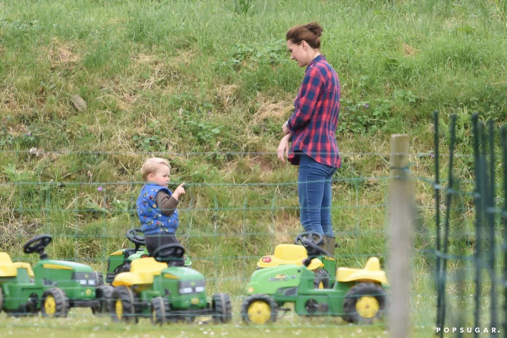 Kate Middleton and Prince George at the Park 2015 Pictures