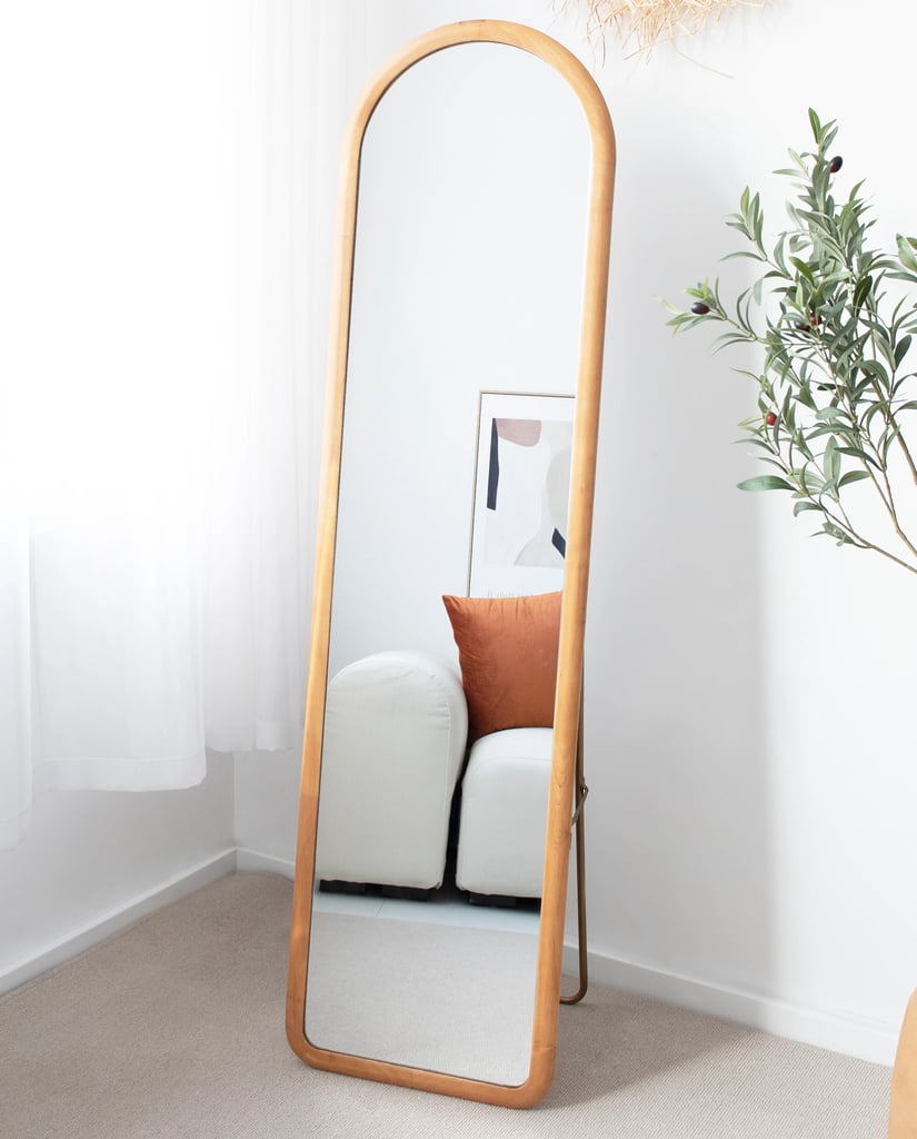 A Floor Mirror: Full-Length Arch Floor Mirror