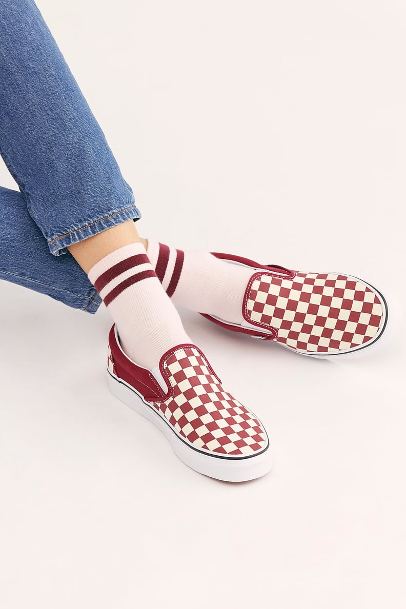 Classic Checkered Slip-Ons