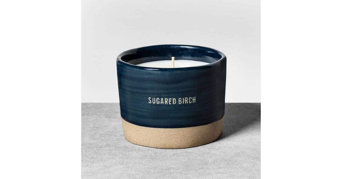 Reactive Glaze Ceramic Container Candle in Sugared Birch Target’s New