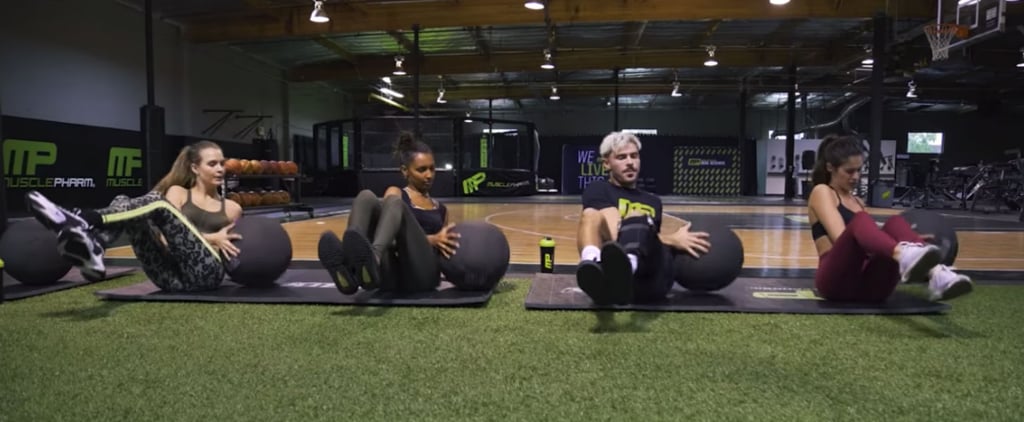 Zac Efron and Victoria Secret Models Workout