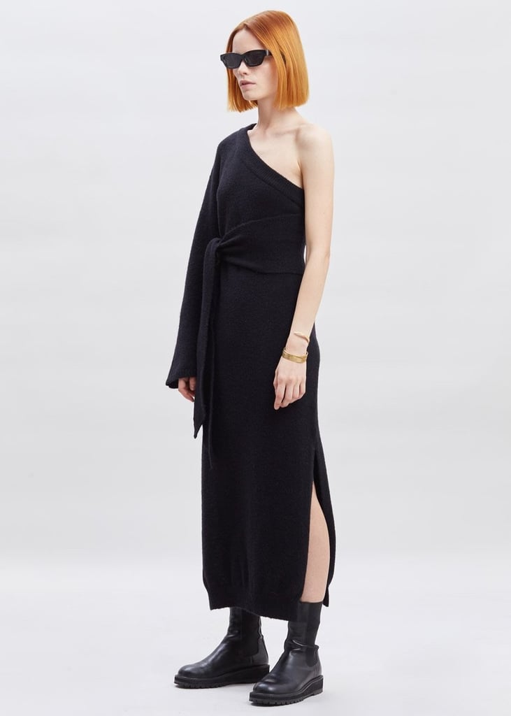 Nanushka Cedro One Sleeve Asymmetric Midi Dress