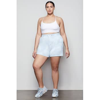 Women's plus size sweat shorts deals