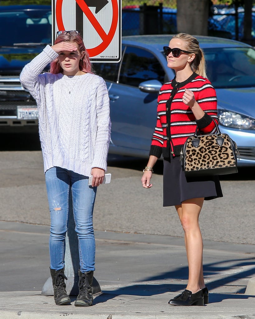 Reese Witherspoon and Ava Phillippe Going to Nail Salon