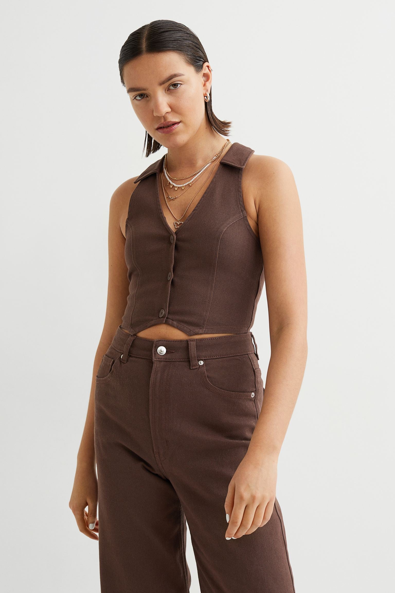 Suit top vest h&m