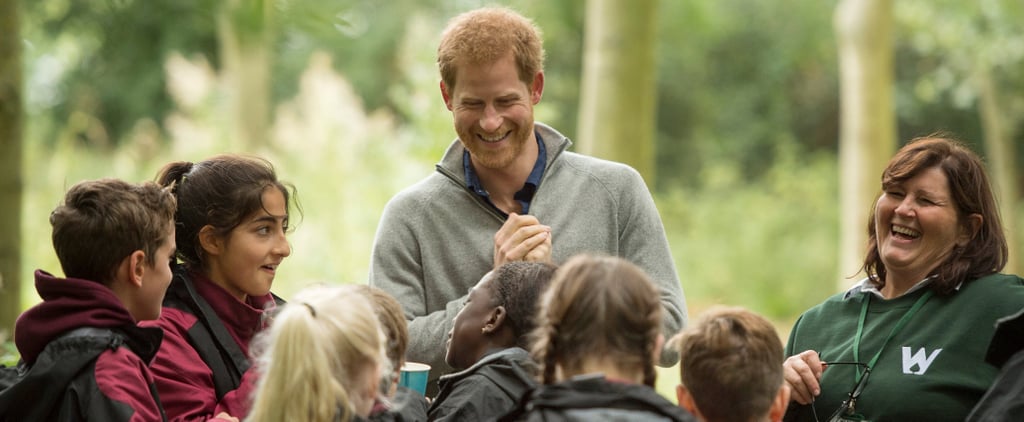 Prince Harry Spends a Day in the Wilderness With Students Amid Engagement Rumors