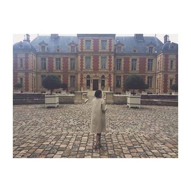 Kylie Jenner shared snaps outside the chateau.
Source: Instagram user kyliejenner