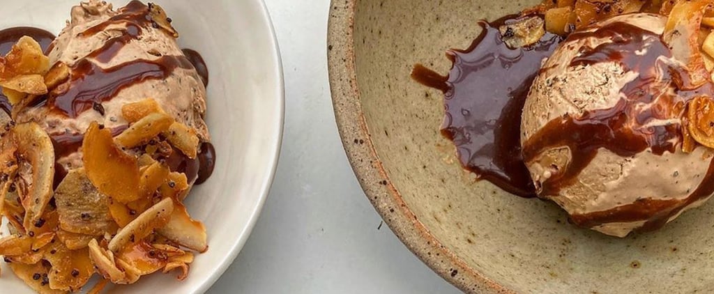 Coffee Ice Cream With Kahlúa Fudge, Maple Coconut Recipe