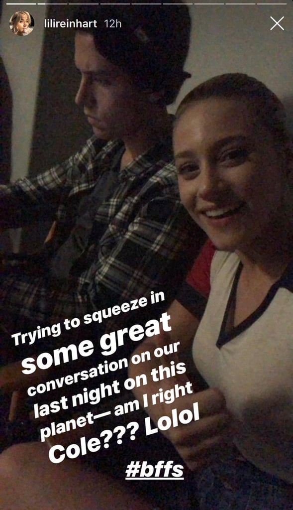 Lili Reinhart and Cole Sprouse Spend Lunar Eclipse Together