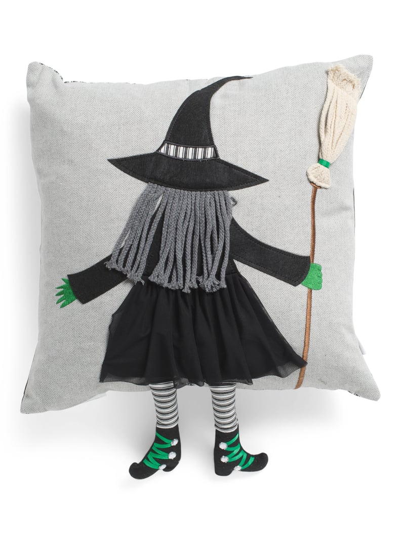 Dangle Leg Witch Pillow