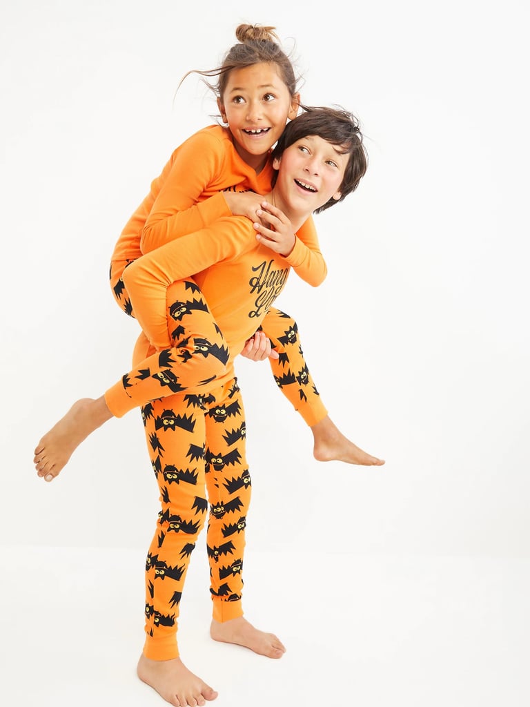 Old Navy Gender-Neutral Halloween Matching Graphic Snug-Fit Pajama Set For Kids