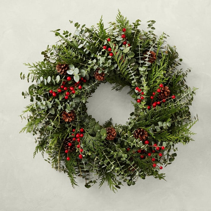 Williams Sonoma Fragrant Berry Wreath