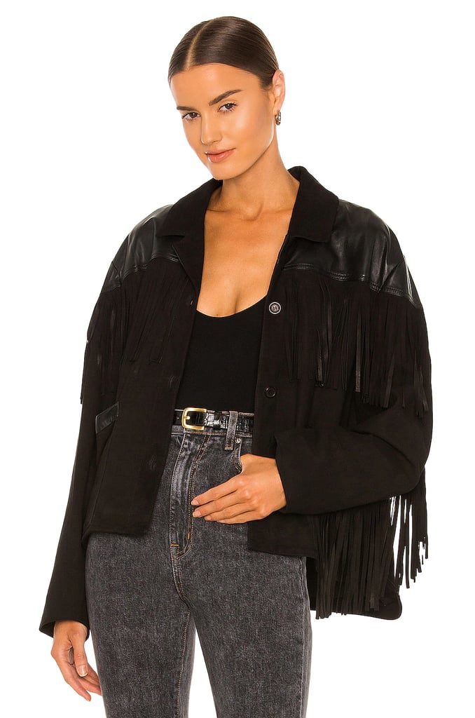 A Black Fringe Jacket: Lamarque Madeline Jacket | The Best Fall Jackets ...