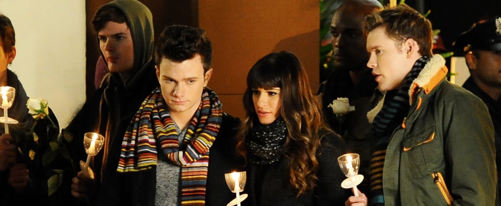 Glee Filming Candelight Vigil