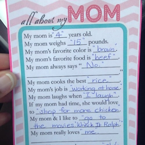 Love Note To Mom Funny Mother's Day Cards And Letters | Popsugar Family