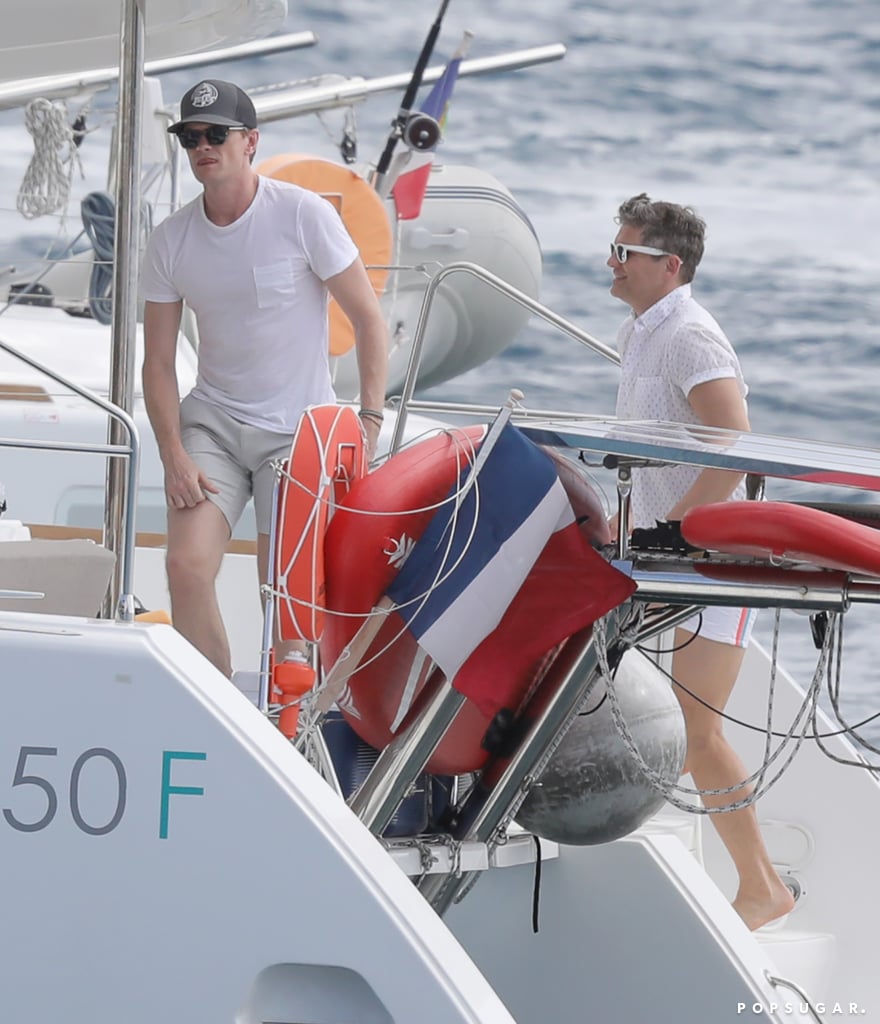 Neil Patrick Harris and David Burtka on a Yacht March 2017