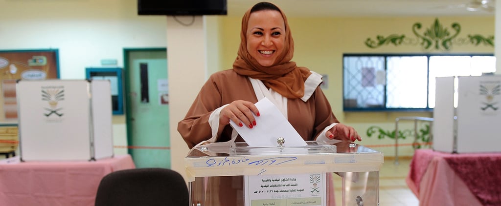 Saudi Arabian Women Vote 2015