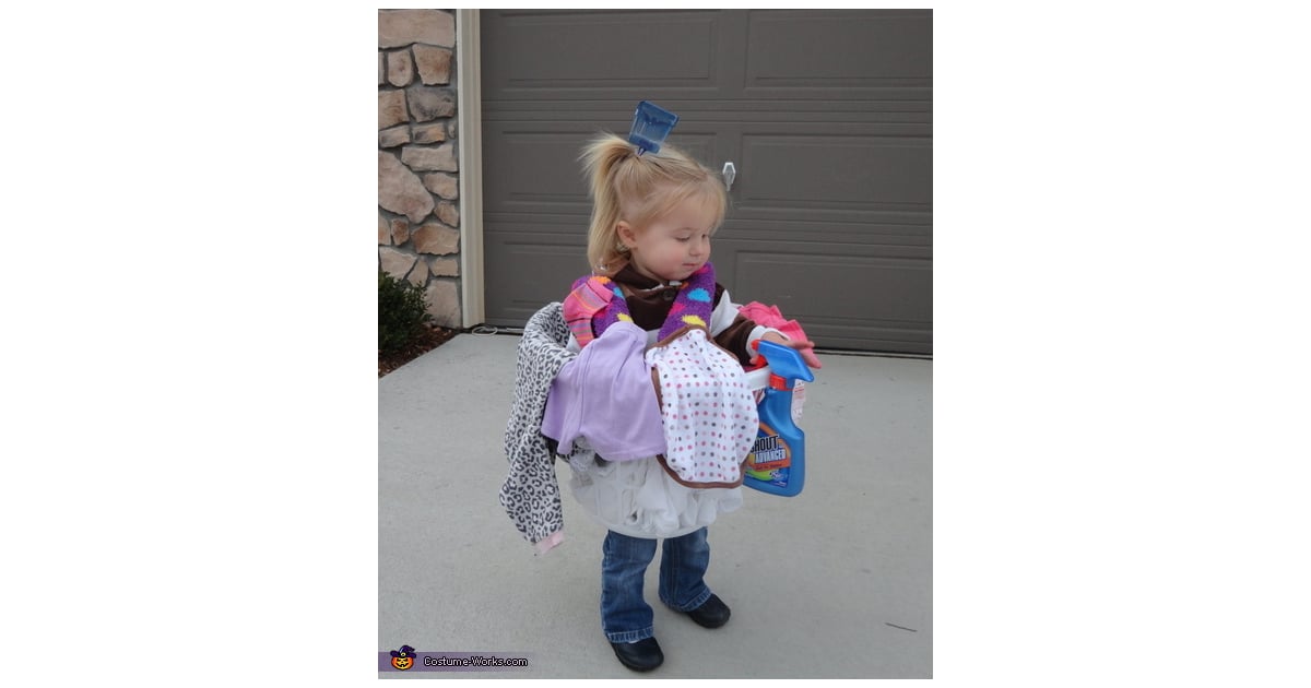 Little Laundry Basket DIY Kids' Halloween Costumes From Old Clothes