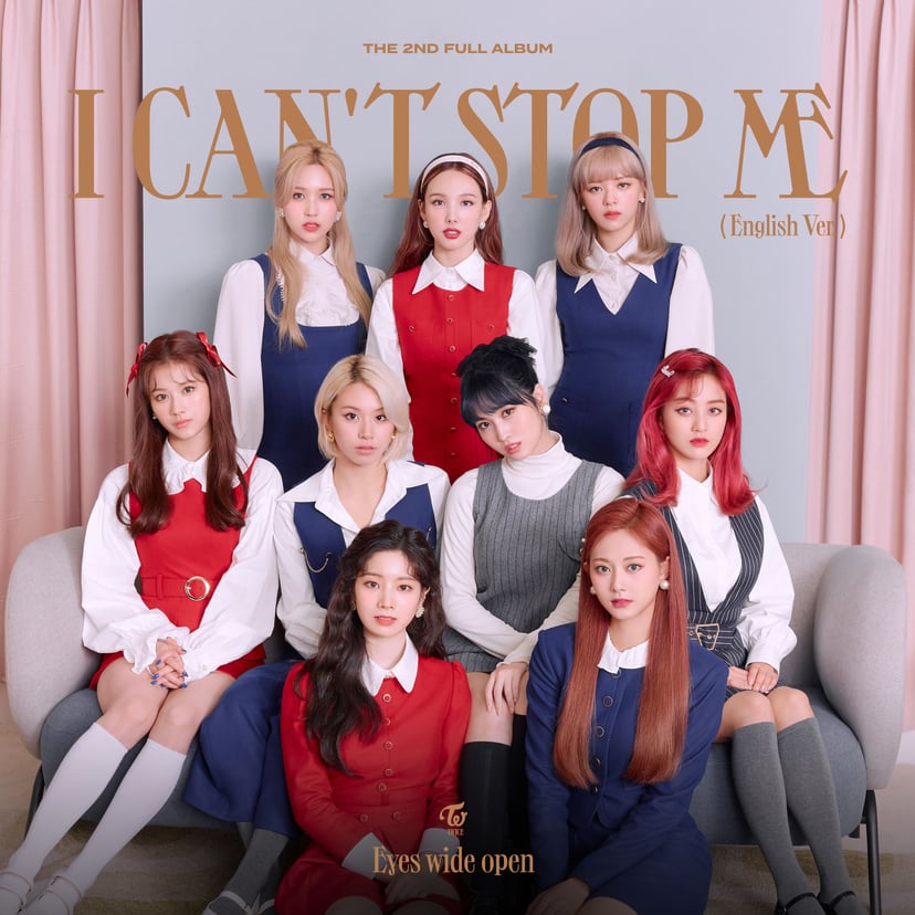 TWICE I CAN'T STOP ME / EYES WIDE OPEN album cover by LEAlbum on