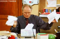 When You Realize You Forgot Tissues and Frantically Search For Extra Napkins