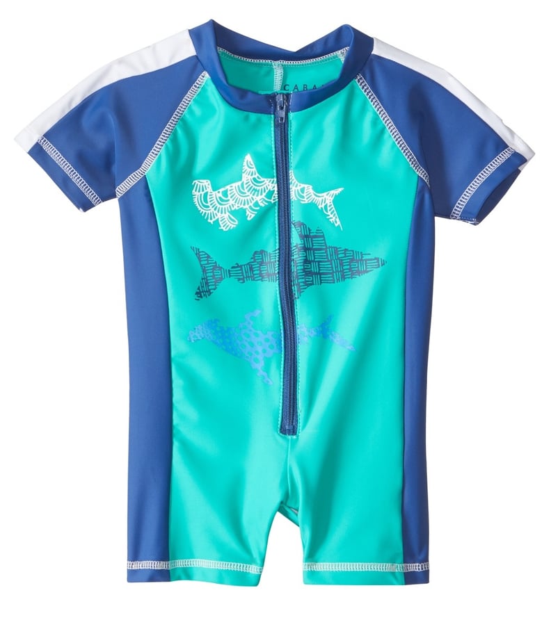 UPF 50+ Shark Rashguard Onesie