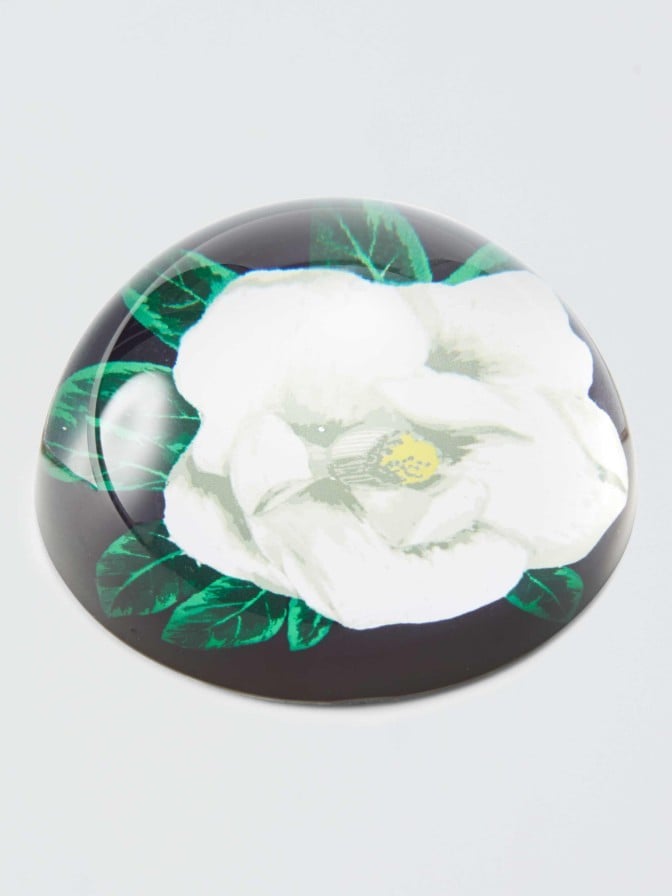 Draper James Navy Magnolia Paperweight ($45)