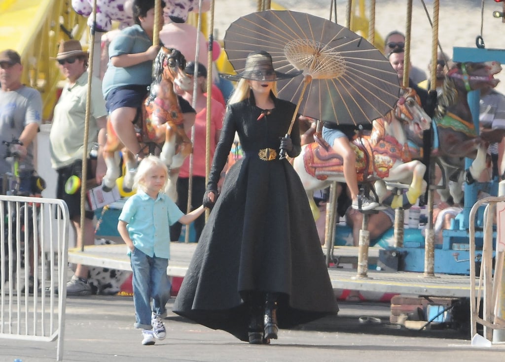 American Horror Story: Hotel Set Pictures
