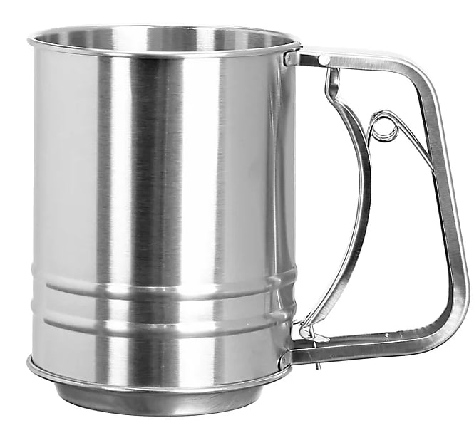 Our Table 3-Cup Stainless Steel Flour Sifter