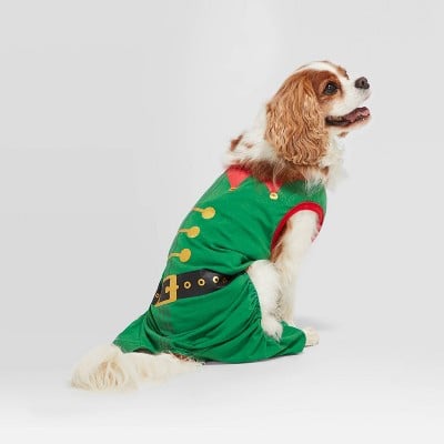 Holiday Elf Pet Pajamas