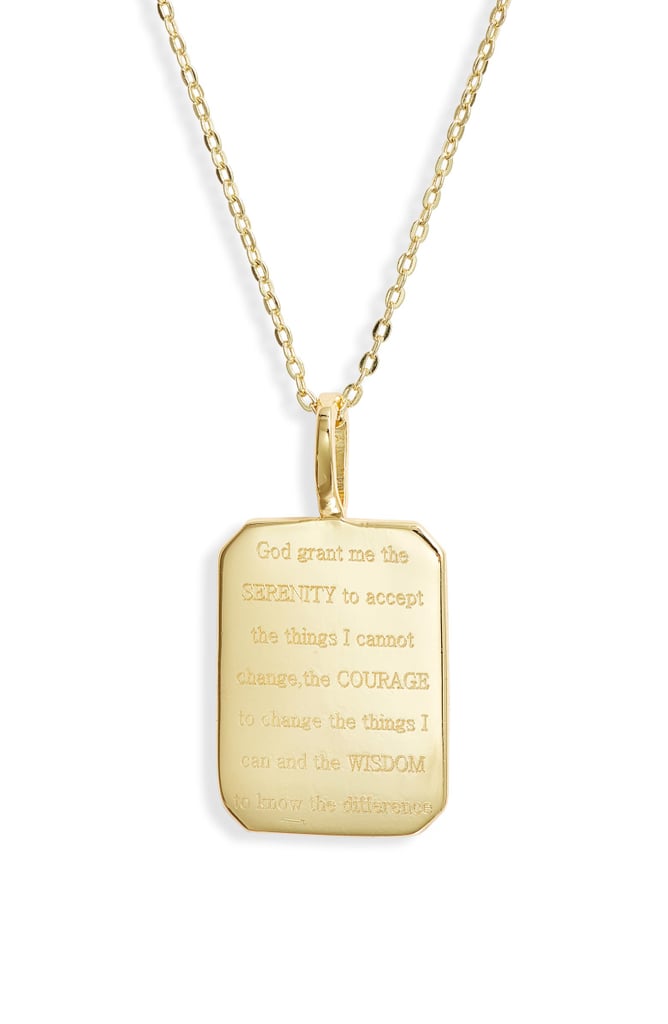 Melinda Maria Serenity Prayer Necklace