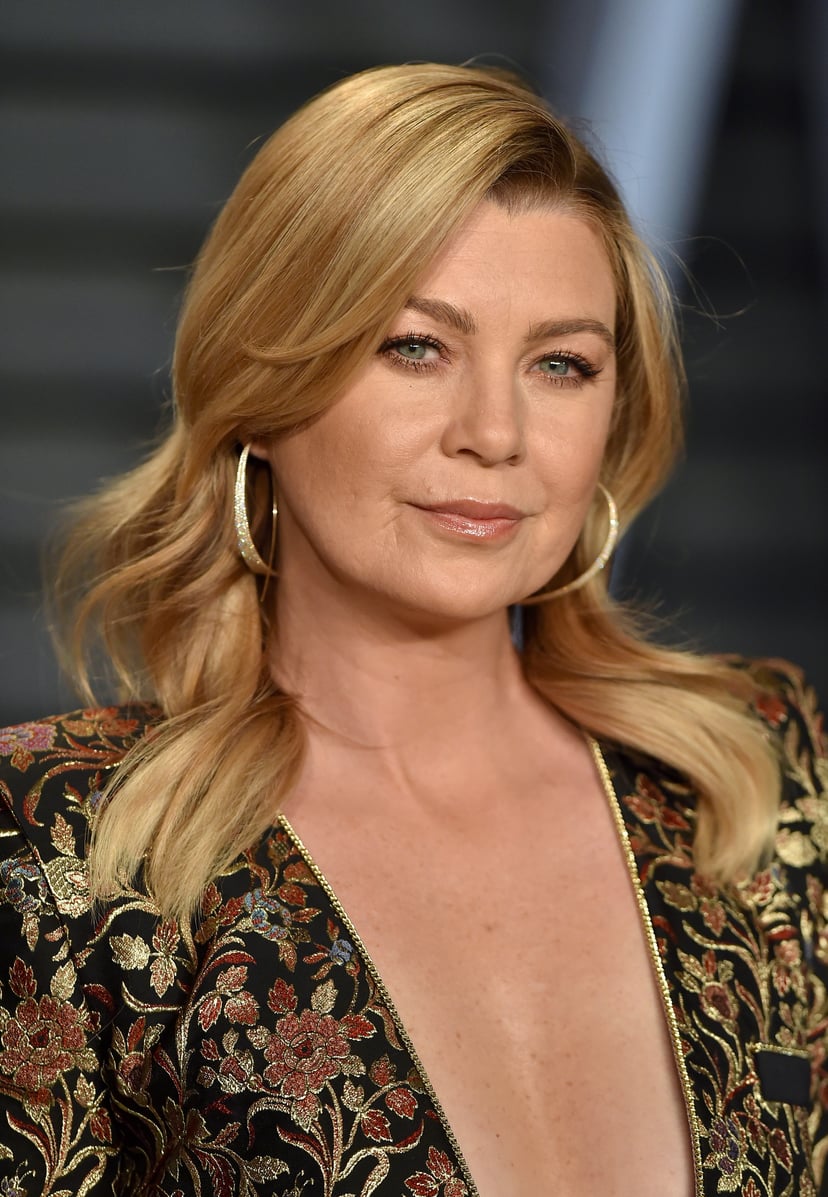 BEVERLY HILLS, CA - MARCH 04:  Actress Ellen Pompeo attends the 2018 Vanity Fair Oscar Party hosted by Radhika Jones at Wallis Annenberg Center for the Performing Arts on March 4, 2018 in Beverly Hills, California.  (Photo by Axelle/Bauer-Griffin/FilmMagi