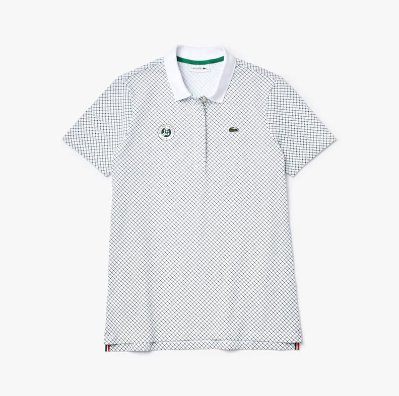 Lacoste Sport Roland Garros Print Cotton Polo Shirt