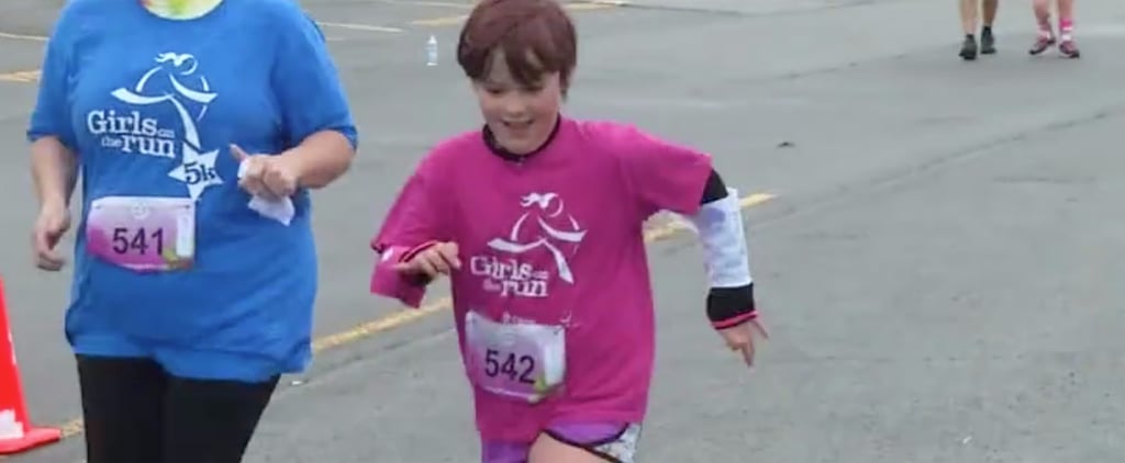 Girl With Spina Bifida Runs 5K Race